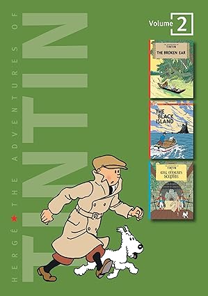 the adventures of tintin vol 2 the broken ear / the black island / king ottokars sceptre 1st edition herga c