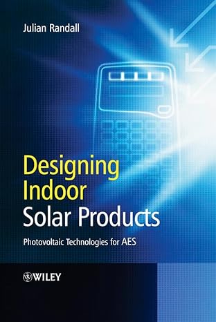 designing indoor solar products photovoltaic technologies for aes 1st edition julian randall 0470016612,