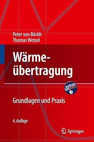 wa rmea 1/4bertragung grundlagen und praxis 1st edition peter von ba ckh ,thomas wetzel 3642159583,