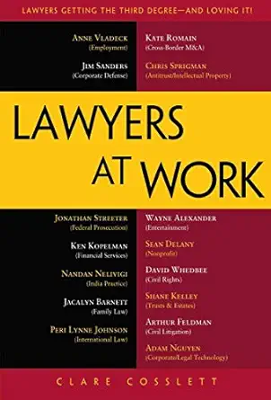 lawyers at work 1st edition clare cosslett 1430245034, 978-1430245032