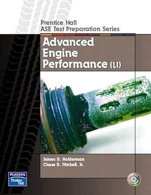 advanced engine performance 1st edition james d halderman ,jr mitchell, chase e 0130310956, 978-0130310958