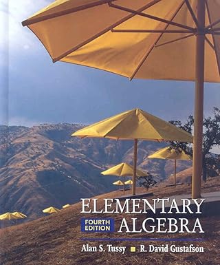 elementary algebra 1st edition alan s tussy ,r david gustafson 0495389609, 978-0495389606