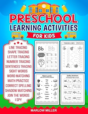 preschool learning activities for kids a playful handwriting practice workbook for kids ages 3 5 with letter