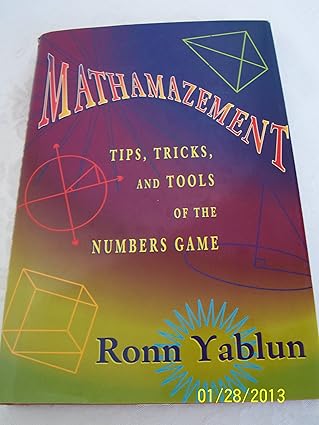 mathamazement 1st edition ronn yablun 1565654544, 978-1565654549