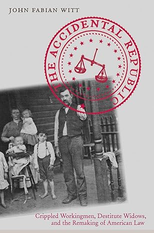 the accidental republic crippled workingmen destitute widows and the remaking of american law 1st edition