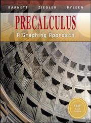 precalculus a graphing approach 1st edition raymond a barnett ,michael r ziegler ,karl e byleen 0070057176,