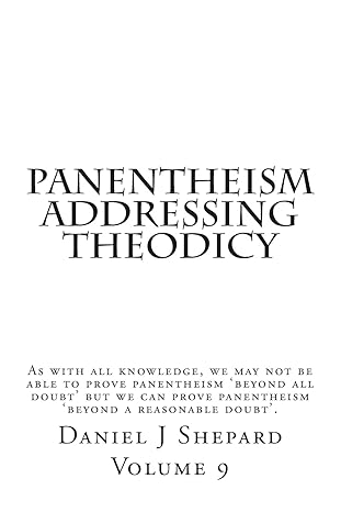 panentheism addressing theodicy 1st edition daniel j shepard 1503045986, 978-1503045989