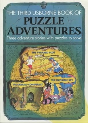 puzzle adventures the pyramid plot/the emerald conspiracy/the invisible spy 1st edition justin somper ,mark