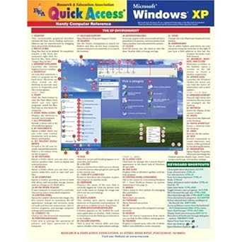 microsoft windows xp quick access 1st edition the editors of rea 0878914471, 978-0878914470