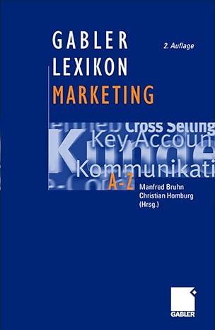 gabler lexikon marketing 1st edition manfred bruhn ,christian homburg 3409299718, 978-3409299718