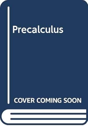 precalculus 1st edition houghton mifflin 061807273x, 978-0618072736