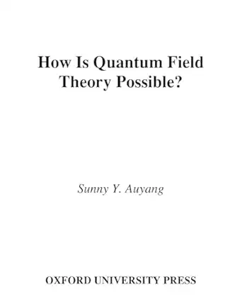 how is quantum field theory possible 1st edition sunny y auyang 0195093445, 978-0195093445