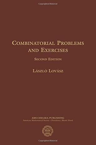 combinatorial problems and exercises 1st edition laszlo lovasz 0821842625, 978-0821842621