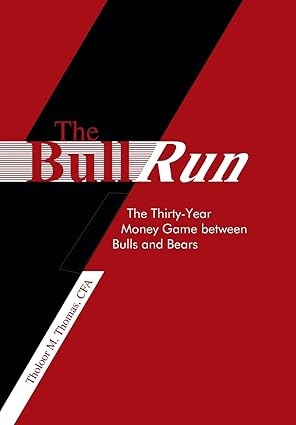 the bull run the thirty year money game between bulls and bears 1st edition tholoor thomas cfa 1481797468,