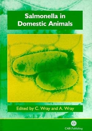 salmonella in domestic animals 1st edition clifford wray ,a wray 0851992617, 978-0851992617