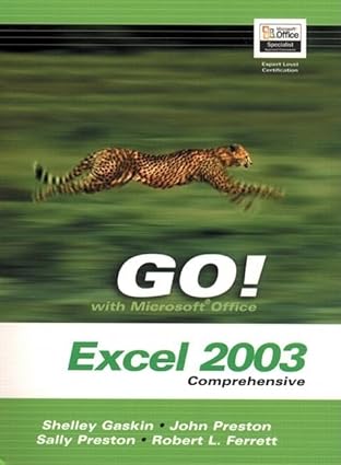 go with microsoft office excel 2003 comprehensive and student cd package 1st edition shelley gaskin ,dick