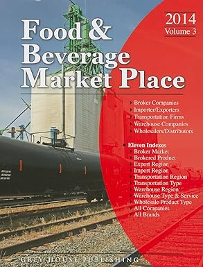 food and beverage market place 2014 3 volume set 1st edition laura mars 1619251280, 978-1619251281