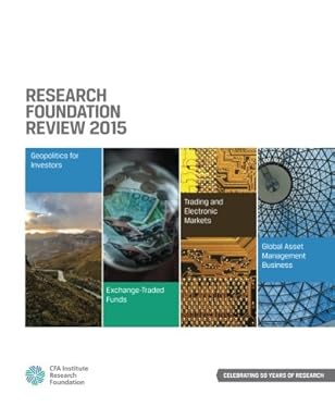 research foundation review 2015 1st edition cfa institute research foundation 1934667978, 978-1934667972