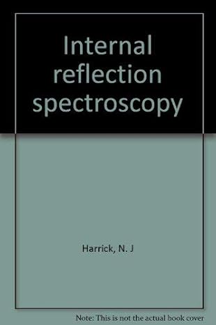 internal reflection spectroscopy 1st edition n j harrick 0933946139, 978-0933946132