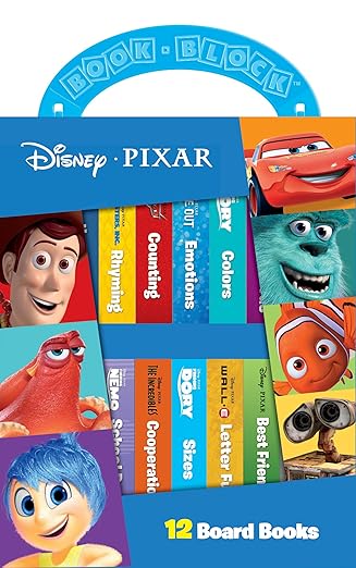 disney pixar toy story cars finding nemo and more my first library 12 board book block set pi kids 1st