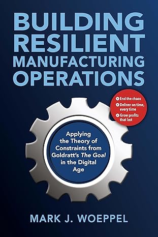 building resilient manufacturing operations applying the theory of constraints from goldratta s the goal in
