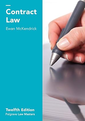 contract law 1st edition ewan mckendrick 1137606495, 978-1137606495