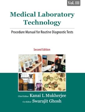 medical laboratory technology procedure manual for routine diagnostic tests 1st edition prof kanai l