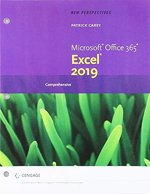 bundle new perspectives microsoft office 365 and excel 2019 comprehensive loose leaf version + mindtap for