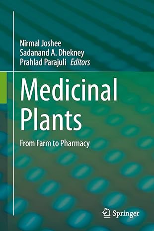 medicinal plants 1st edition joshee 3030312682, 978-3030312688