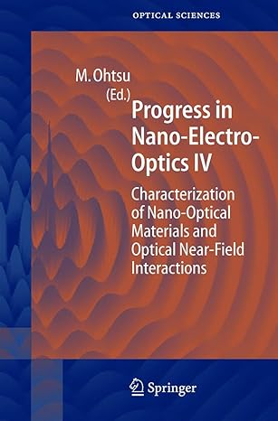 progress in nano electro optics iv characterization of nano optical materials and optical near field