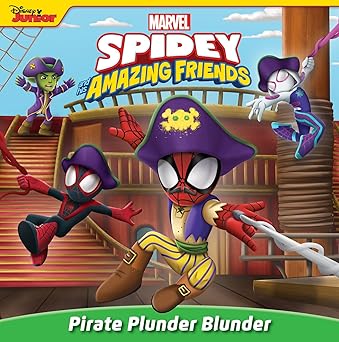 spidey and his amazing friends pirate plunder blunder 1st edition steve behling 1368094414, 978-1368094412