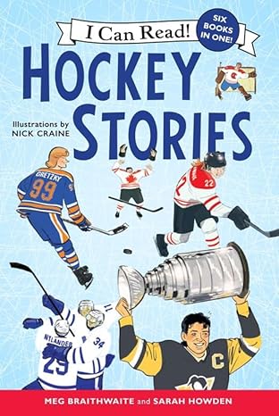 i can read hockey stories books #1 to #6 bind up hayleys journey hockey at home the best first game the