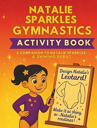 natalie sparkles gymnastics activity book 1st edition emery chase 1962052125, 978-1962052122