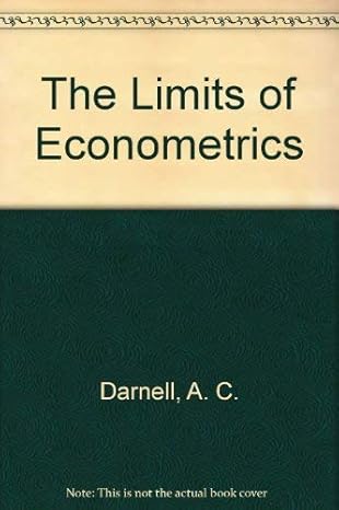 the limits of econometrics 1st edition adrian c darnell ,j l evans 1852780487, 978-1852780487