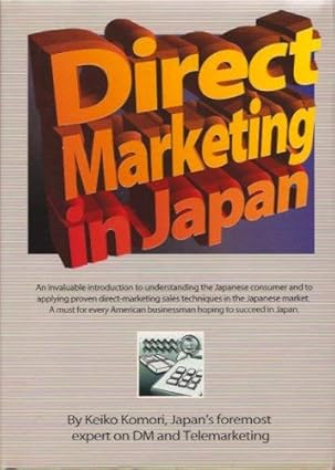 direct marketing in japan 1st edition keiko komori 4789008126, 978-4789008129