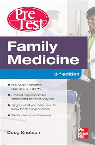 family medicine pretest self assessment and review 1st edition doug knutson 0071760520, 978-0071760522