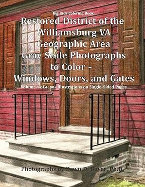 big kids coloring book restored district of the williamsburg va geographic area gray scale photographs to