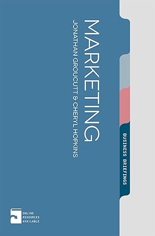 marketing 1st edition jonathan groucutt 1137348240, 978-1137348241