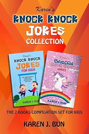 knock knock jokes collection the 2 books compilation set for kids 1st edition karen j bun 1796703796,