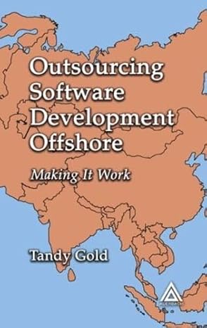 offshore software development making it work 1st edition tandy gold 0849319439, 978-0849319433