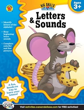 letters and sounds workbook grades preschool k 1st edition brighter child ,carson dellosa publishing
