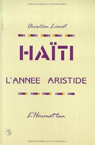 haiti lannae aristide 1st edition christian lionet 2738412505, 978-2738412508