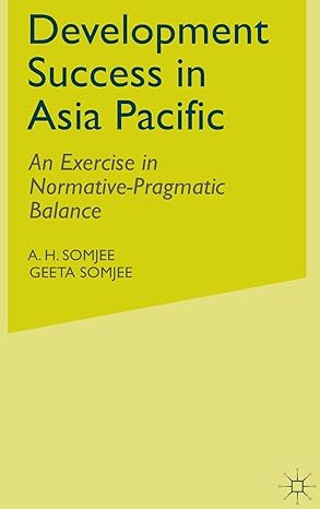development success in asia pacific an exercise in normative pragmatic balance 1st edition a h somjee ,geeta
