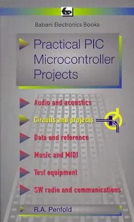 practical pic microcontroller projects 1st edition r penfold 0859344444, 978-0859344449