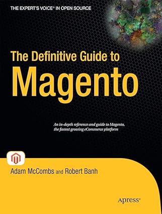the definitive guide to magento 1st edition adam mccombs ,robert banh 1430272295, 978-1430272298