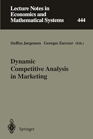 dynamic competitive analysis in marketing proceedings of the international workshop on dynamic competitive