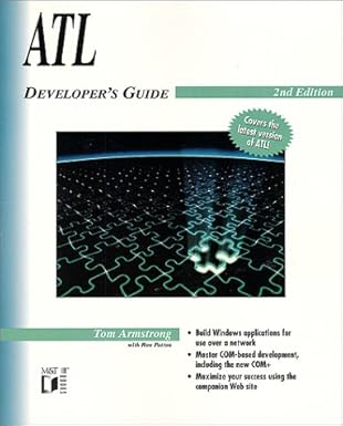 atl developers guide 1st edition tom armstrong ,ron patton 076454683x, 978-0764546839