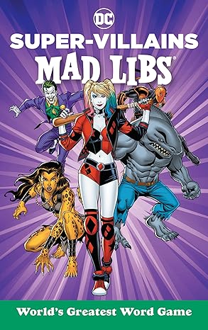 dc super villains mad libs 1st edition brandon t snider ,mad libs 059375204x, 978-0593752043