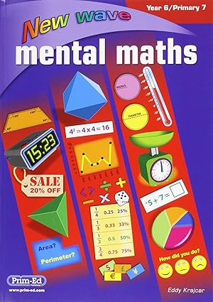prim ed publishing 1705uk new wave mental maths year6 / primary7 1st edition eddy krajcar 184654498x