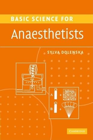 basic science for anaesthetists 1st edition sylva dolenska 0521676029, 978-0521676021